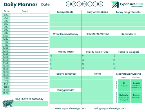 Expansive EDGE - Daily Planner