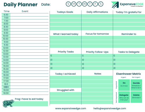 Expansive EDGE - Daily Planner